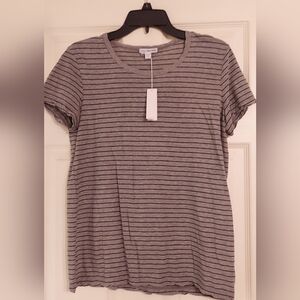 NWT James Perse Striped T-Shirt Size 2
